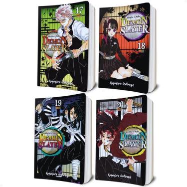 Imagem de Demon Slayer, Kimetsu No Yaiba  Mangá Volume 17 Ao 20 - KIT
