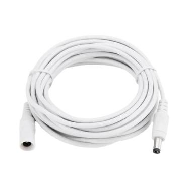 Imagem de Cabo De Extensão Para Câmera WIFI 12V 5.5x2.1mm Macho Fêmea Para Rotea