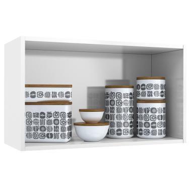 Imagem de Armário De Cozinha De Aço Aéreo Telasul Topázio Branco