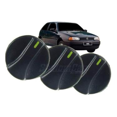 Imagem de 3 Botão de Ar Ventilador Painel Gol Parati Saveiro Bola G2 - SHALOMCAR