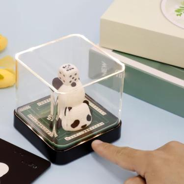 Imagem de Bloco de notas de calendário de arte 3D 2026, calendário de mesa de arte 3D 2026 com luz LED de Natal, criativo, rasgo, calendário de mesa, bloco de notas 3D, bloco de notas antiaderente, para