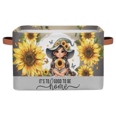 Imagem de Pequenas cestas de armazenamento cinza gnomo fofas com alças caixas de armazenamento de brinquedos infantis organizador de cubo de tecido dobrável para berçário, sala de estar, quarto, prateleiras