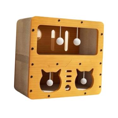 Imagem de Fenteer Arranhador para Gatos, Protetor de Móveis para Casa, Cama de Estar para Gatos Que Brincam em Ambientes Internos