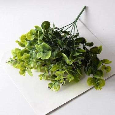 Imagem de Folhagem de Eucalipto Artificial, Folhagem Decorativa para Casamento, Arranjos Florais e Eventos(1,Verde)