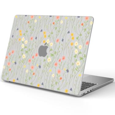 Imagem de Idocolors Capa compatível com MacBook Pro 14 polegadas 2025 2024 2023 2022 2021 M4 M3 M2 M1 A3112 A3185 A3401 A2918 A2992 A2779 A2442, fosco Capa rígida para MacBook Pro Capa de 35.6 cm, Floral_B