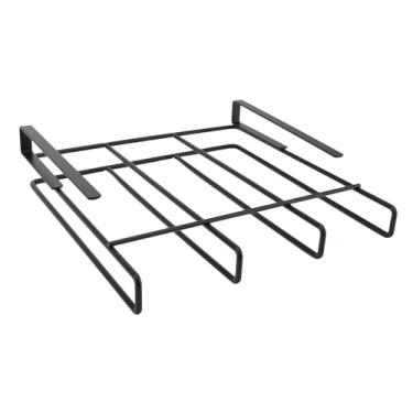 Imagem de ZJchao Sob a Cesta da Prateleira, Sob a Prateleira do Armário, Rack de Suspensão, Organizador de Suspensão para Economia de Espaço Em Aço Carbono para Tampa de Panela de Cozinha, Tábua