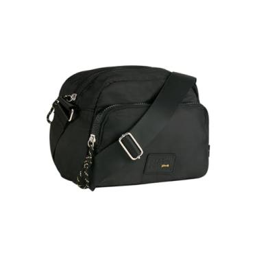 Imagem de Bolsa Feminina Transversal Snoopy Tiracolo Dia a Dia Espaçosa Resistente Preto