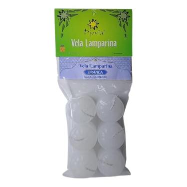 Imagem de Vela Lamparina Especial Djovia Branca - Agradecimento 6 Un.