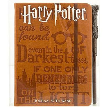 Imagem de Innovative Designs Harry Potter – Diário de couro sintético e caneta para varinha