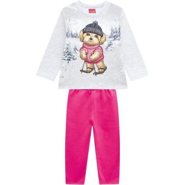 Imagem de Conjunto Infantil Feminino Manga Longa 207346 Kyly - Conforto e Estilo
