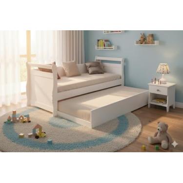 Imagem de Bicama Bella Solteiro com Auxiliar Ideal para Visitas e Quarto Juvenil