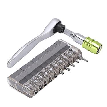 Imagem de aqxreight 12 Unidades/Conjunto de Bits de Chave de Fenda Chave de Catraca Ferramentas Manuais Ergonômicas para Reparo de Automóveis Precisam Atender a Broca Ergonômica Confortável, Incluindo