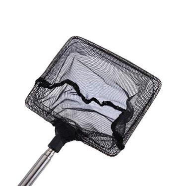 Imagem de HEEPDD Rede de Pesca Telescópica, Redes Mini Ajustável Ultraleve Alça Longa de Peixes para Pesca de água Doce Crianças Homens Mulheres de Telescópica, Suprimentos de Aquário de Aço Inoxidável