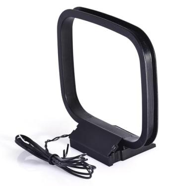 Imagem de SZSAUTO Antena AM Loop de 2 pinos para Pioneer Yamaha Marantz Onkyo Pyle Rádio Interno Bluetooth Receptor Estéreo AV Áudio Vídeo Home Theater Sistema de Energia