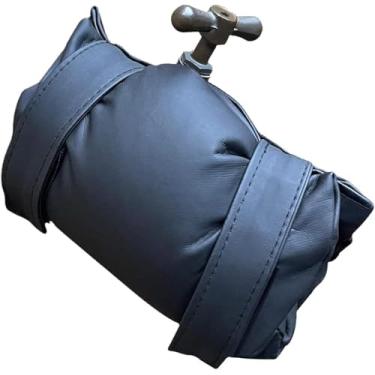 Imagem de Capa para Torneira com Couro PU e Algodão de Isolamento Proteção Reutilizável contra Congelamento Clima Frio Inverno Ade