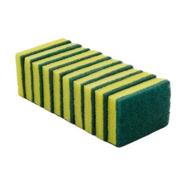 Imagem de Kit Esponja Lava Louça Dupla Face C/10 - ESPONFLORA