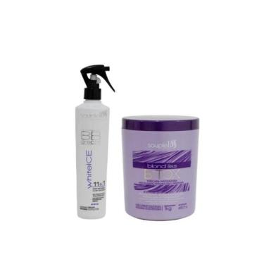 Imagem de Botox Capilar Blond Liss + BB cream 11 em 1 Souple liss Loiro - Souple