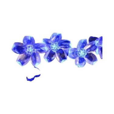 Imagem de Luzes De Cordão LED Solares Em Forma De Flor De Cerejeira Para Decoraç