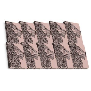 Imagem de Kit com 10 Bíblias do Leão Rosa - Capa Dura - NTLH