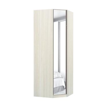 Imagem de Guarda-Roupa Modulado Canto Diagonal 1 Porta Com Espelho Prime Luciane Móveis