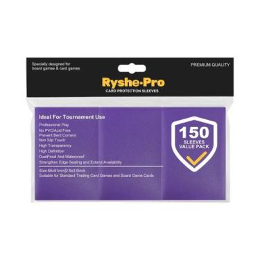 Imagem de Protetores De Cartas TCG Foscos Tamanho Padrão 100 Unidades 66x91mm Pa