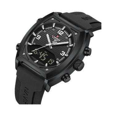 Imagem de Relógio De Pulso Masculino De Luxo NAVIFORCE Esportivo De Quartzo À Pr