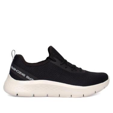 Imagem de Tênis Masculino Skechers Go Walk Flex Preto/Branco-Masculino
