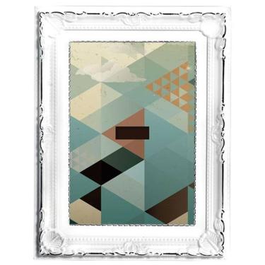 Imagem de Porta Retrato Branco Antique para Fotos 13x18cm Mart