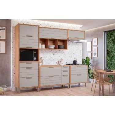 Imagem de Kit Modulado MGM 5 Peças Eloise C5P178 Cinamomo/Platina