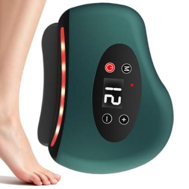 Imagem de Massageador De Pés,Raspador Corporal Elétrico Com Vibração | Dispositivo De Massagem Para Pernas Com Raspador Muscular - Para Homens E Mulheres Recuperação Muscular Relaxamento Diário Em Casa
