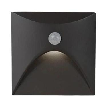 Imagem de Luminária De Parede LED Embutida À Prova d'Água Com Sensor De Moviment