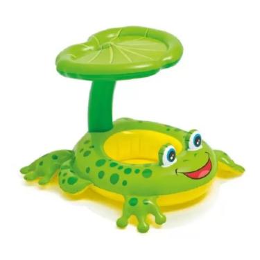 Imagem de Boia Inflável Com Cobertura Sapinho Divertido 56584 Intex