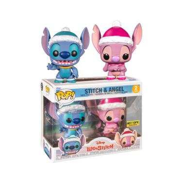 Imagem de Funko Pop Disney Lilo & Stitch Stitch & Angel Holiday Exclusive