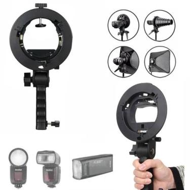 Imagem de Suporte De mão Greika Para Flash V1 AD200 Speedlite Encaixe Bowens