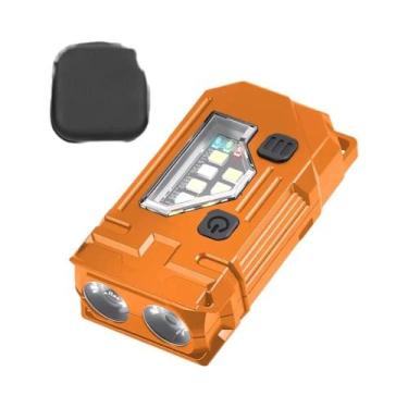 Imagem de Lanterna EDC Mini Recarregável Super Brilhante Com Ímã, Caneta E Clipe