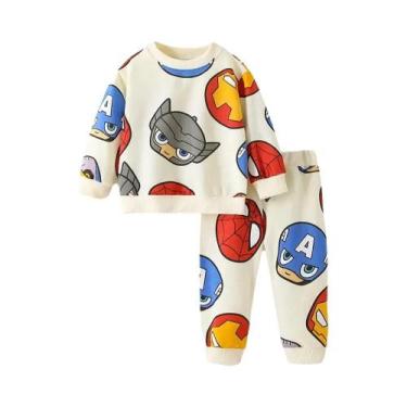 Imagem de Conjunto De 2 Peças De Moletom De Manga Comprida Minnie Para Bebês, Me