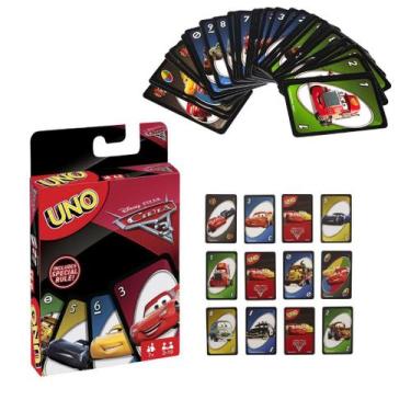 Imagem de Jogo de Cartas UNO Carros 3 - Acelere a Diversão!