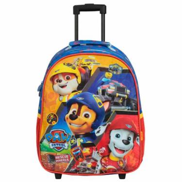 Imagem de Kit Bolsa Escolar Masculina Patrulha Canina Rodinha Toys 2U