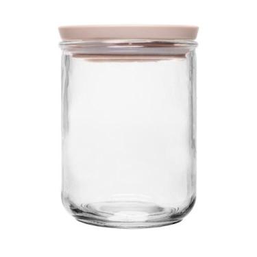 Imagem de Porta Mantimentos com Tampa Hermética Bege 700ml Vidro - Lyor