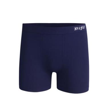 Imagem de Cueca Boxer Plus Size Masculina Trifil, GG2, Marinho