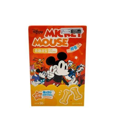 Imagem de Biscoito de Leite Formato Ossinhos Mickey Disney - 50g