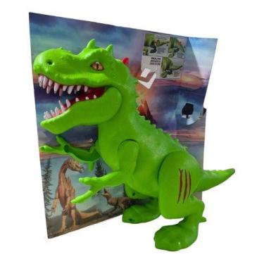 Imagem de Boneco Articulado Dino Gigantossauro Rex 35cm 900 Brinquemix