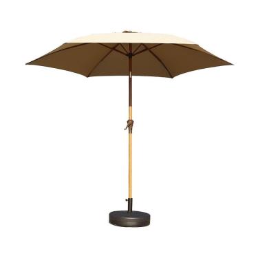 Imagem de Ombrelone Central Base Hdpe Miramar Rivatti 270cm Fendi