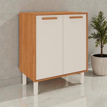 Imagem de Balcão Cozinha 2 Portas 70cm com Tampo Itafriz Itatiaia Cinamomo/Off White