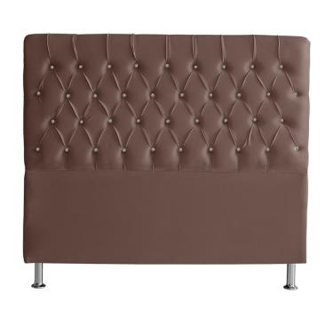 Imagem de Cabeceira Para Cama Box Paris King 195 Cm Suede Capitonê Rosê Do Lar Móveis e Decoração