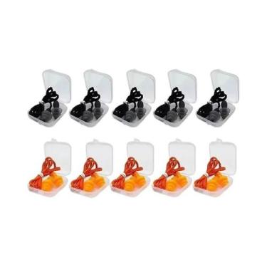 Imagem de Protetores Auriculares De Silicone Impermeáveis Com Cancelamento De Ru