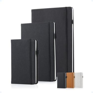 Imagem de Kit Caderneta Anotação B5 A5 A6 Executiva Com Suporte Caneta - Hxt, Pr