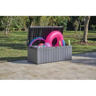 Imagem de Baú Armazenamento Keter Darwin 380L Externo Resistente à Chuva e Sol