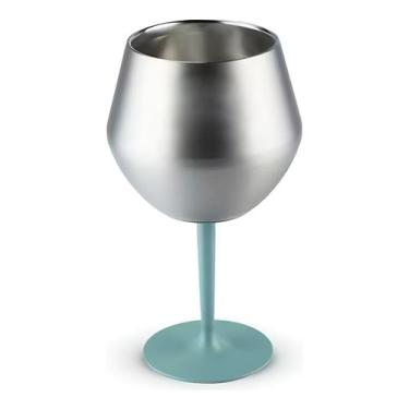 Imagem de Taça Térmica Haste Removível Isolamento Drink Copo Cor:Azul Claro - Do