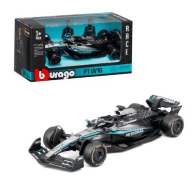 Imagem de Miniatura F1 25 Mercedes W16 Russell S/Piloto 1:43 Bburago